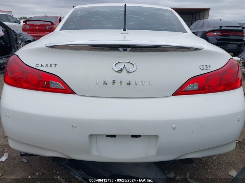 2013 Infiniti G37 VIN: JN1CV6FE0DM771127 Lot: 40412793