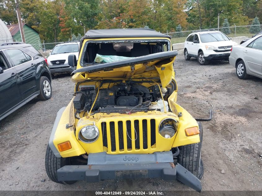 2006 Jeep Wrangler Se VIN: 1J4FA29136P751411 Lot: 40412849