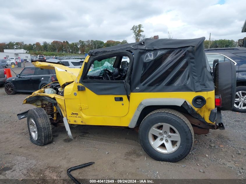 2006 Jeep Wrangler Se VIN: 1J4FA29136P751411 Lot: 40412849