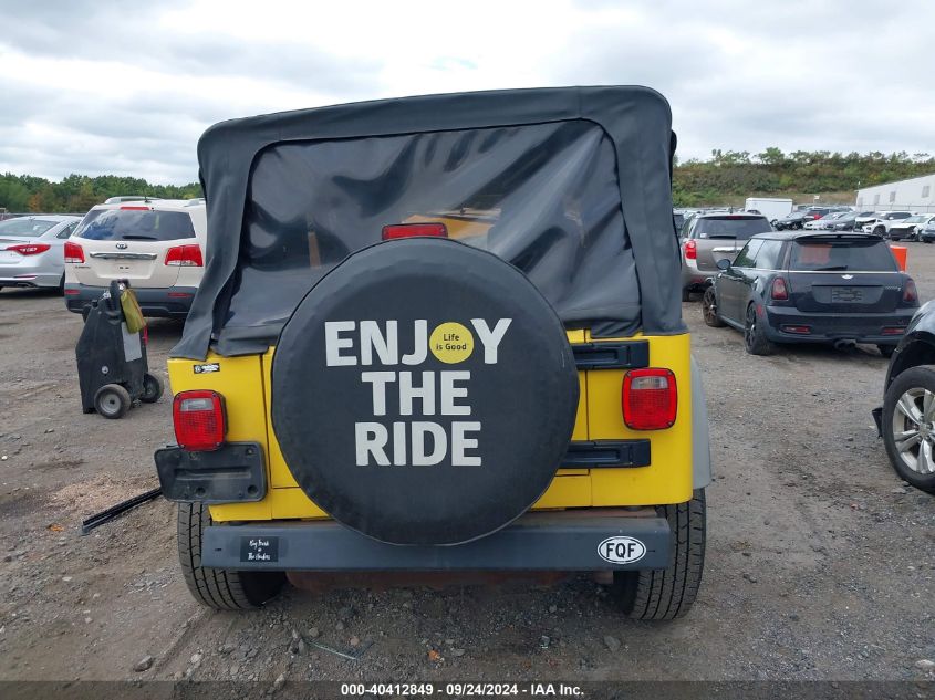 2006 Jeep Wrangler Se VIN: 1J4FA29136P751411 Lot: 40412849