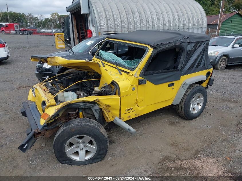 2006 Jeep Wrangler Se VIN: 1J4FA29136P751411 Lot: 40412849