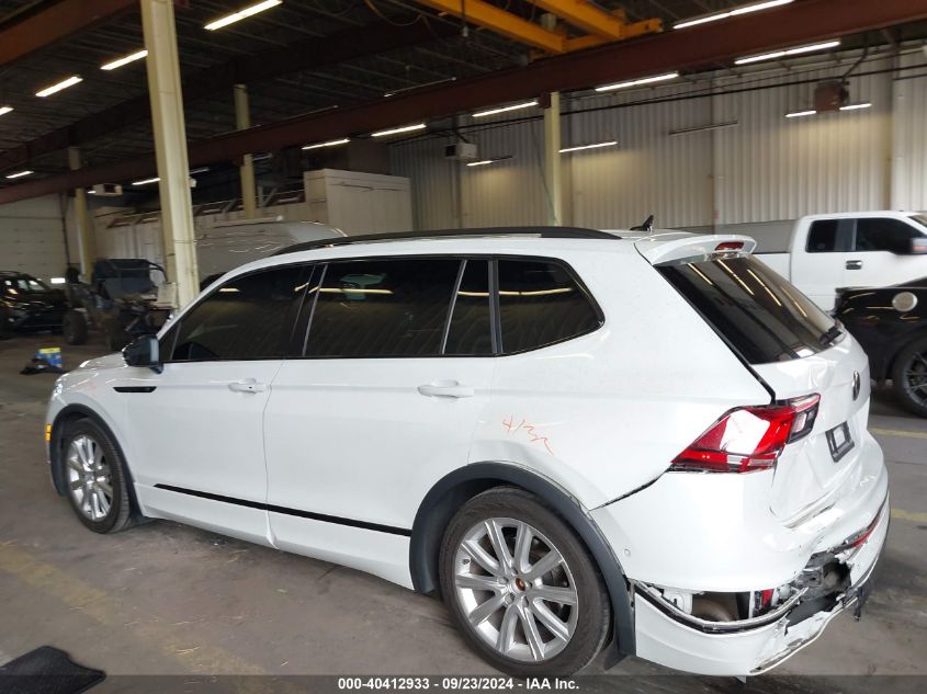 2022 Volkswagen Tiguan 2.0T Sel R-Line VIN: 3VV4B7AX3NM068721 Lot: 40412933