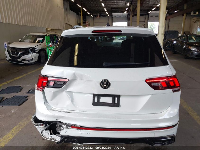 2022 Volkswagen Tiguan 2.0T Sel R-Line VIN: 3VV4B7AX3NM068721 Lot: 40412933