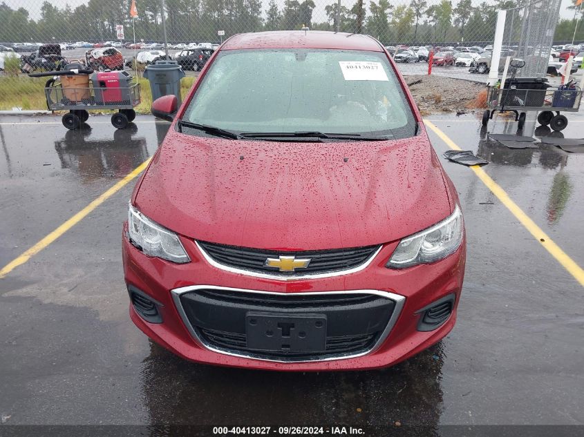 2020 Chevrolet Sonic Lt VIN: 1G1JD5SB7L4140637 Lot: 40413027