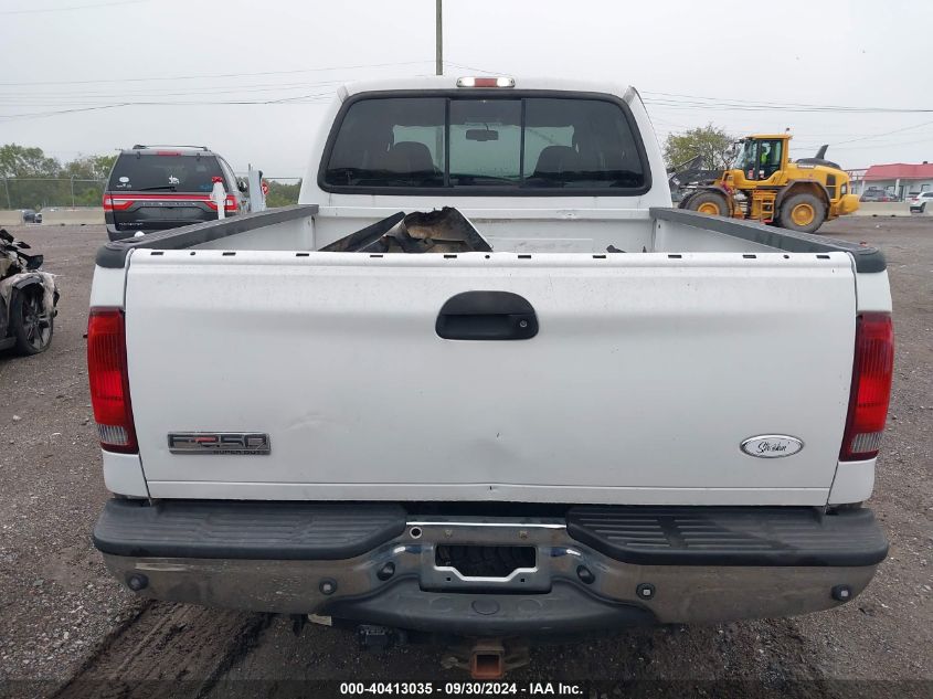 2007 Ford F250 Super Duty VIN: 1FTSW21P97EA89644 Lot: 40413035