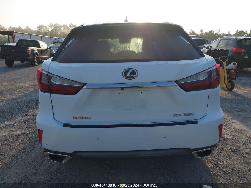 2019 Lexus Rx 350 350 Base/350 F Sport VIN: 2T2ZZMCA7KC121783 Lot: 40413036