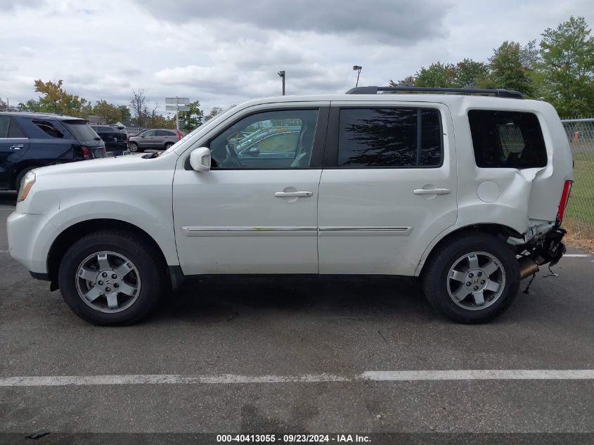 2011 Honda Pilot Touring VIN: 5FNYF4H96BB006451 Lot: 40413055