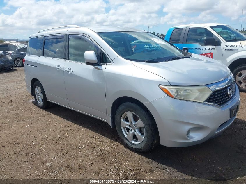 2012 Nissan Quest Sv VIN: JN8AE2KP0C9031183 Lot: 40413075