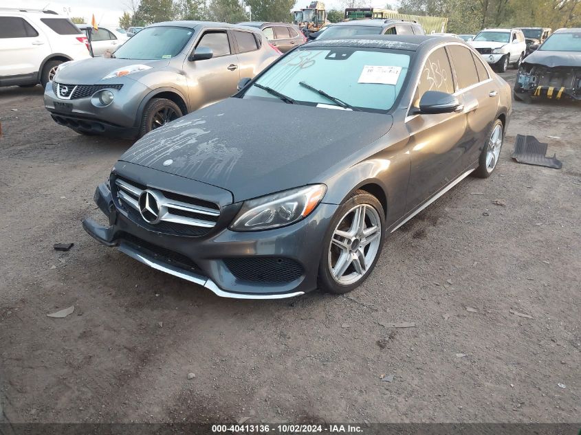 55SWF4KB3GU114227 2016 MERCEDES-BENZ C CLASS - Image 2