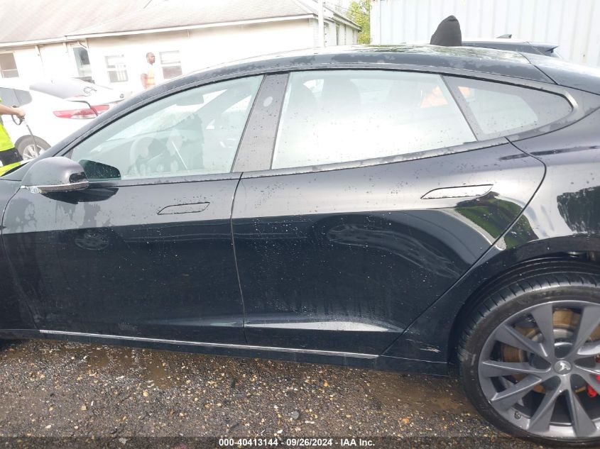 2019 Tesla Model S 100D/Long Range/P100D/Performance VIN: 5YJSA1E46KF349305 Lot: 40413144