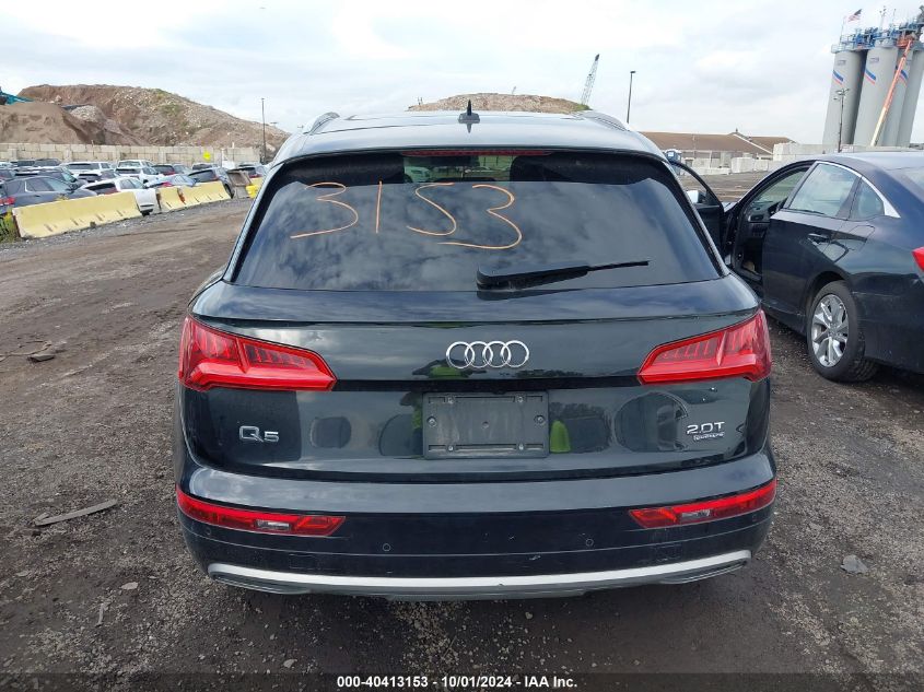 2018 Audi Q5 2.0T Premium VIN: WA1CNAFY0J2020976 Lot: 40413153