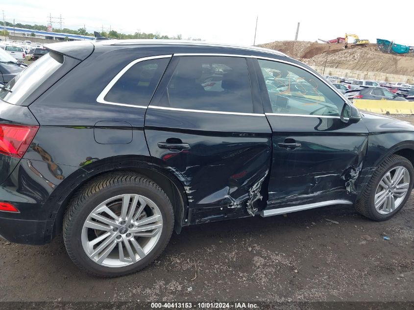 2018 Audi Q5 2.0T Premium VIN: WA1CNAFY0J2020976 Lot: 40413153