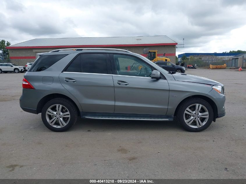 2012 Mercedes-Benz Ml 350 4Matic VIN: 4JGDA5HB6CA033368 Lot: 40413210