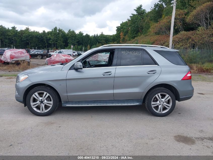 2012 Mercedes-Benz Ml 350 4Matic VIN: 4JGDA5HB6CA033368 Lot: 40413210