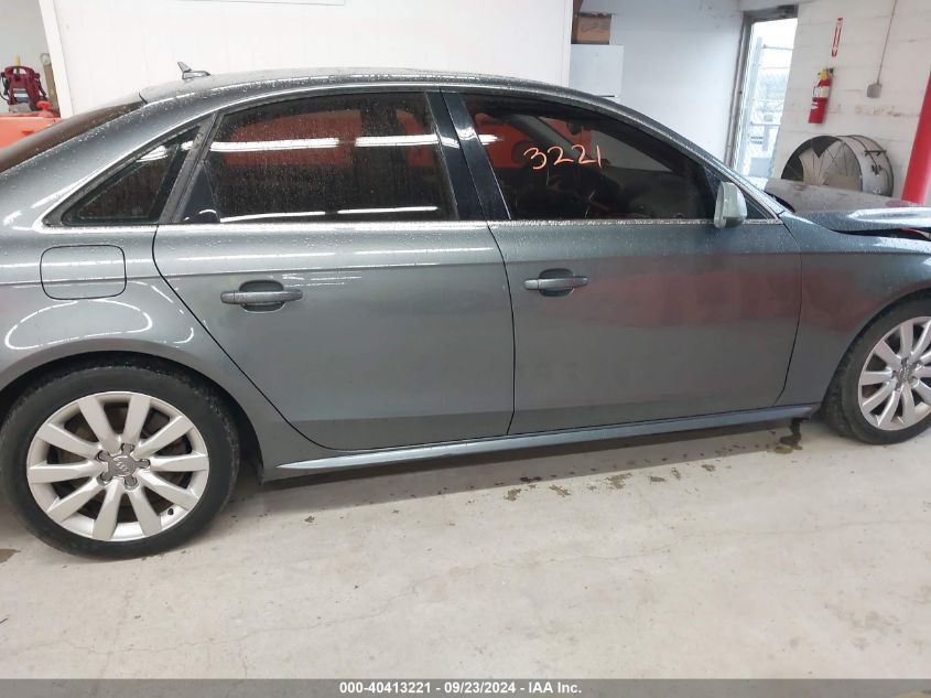 2014 Audi A4 Premium Plus VIN: WAUHFAFL3EN008268 Lot: 40413221