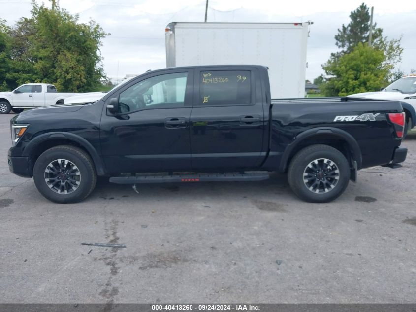 2021 Nissan Titan Pro-4X 4X4 VIN: 1N6AA1ED2MN533072 Lot: 40413260