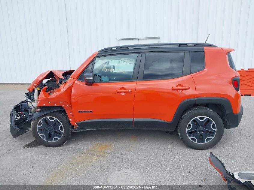 2015 Jeep Renegade Trailhawk VIN: ZACCJBCT9FPC18145 Lot: 40413261