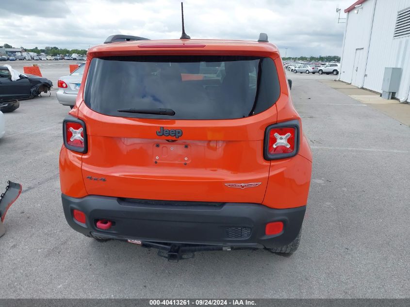 2015 Jeep Renegade Trailhawk VIN: ZACCJBCT9FPC18145 Lot: 40413261