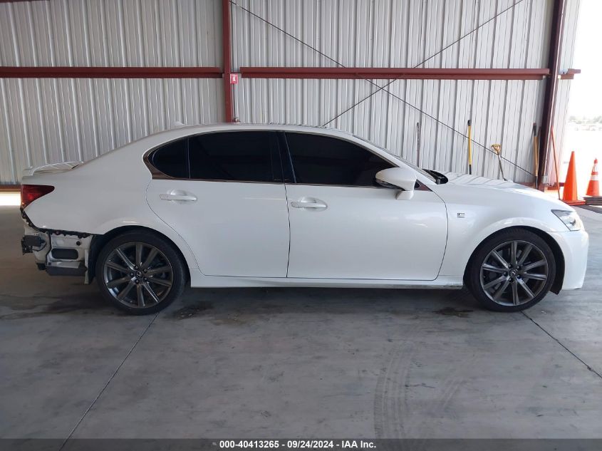 2013 Lexus Gs 350 VIN: JTHBE1BL1D5027125 Lot: 40413265