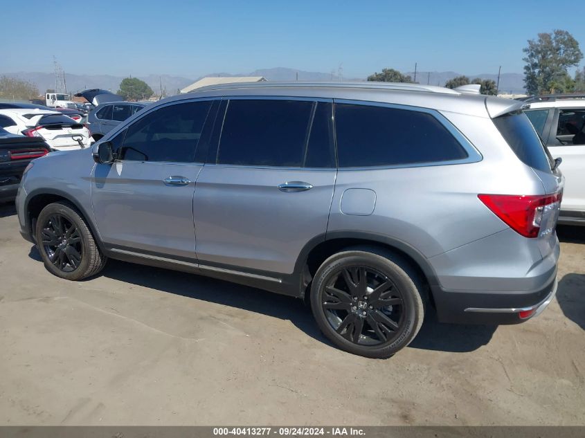 2022 Honda Pilot 2Wd Touring 8 Passenger VIN: 5FNYF5H91NB016458 Lot: 40413277