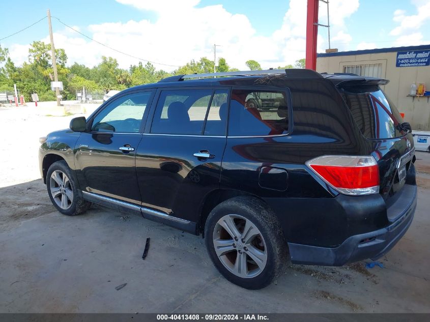 2011 Toyota Highlander Limited V6 VIN: 5TDDK3EH2BS053908 Lot: 40413408