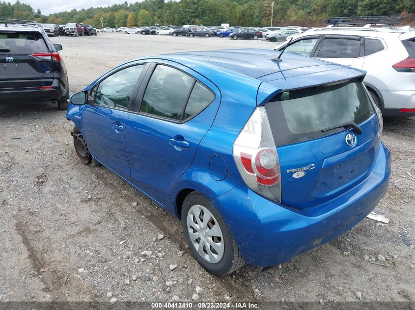 2013 Toyota Prius C Two VIN: JTDKDTB35D1052875 Lot: 40413410