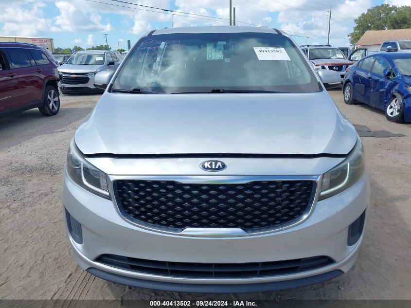 KNDMB5C12G6206280 2016 Kia Sedona Lx