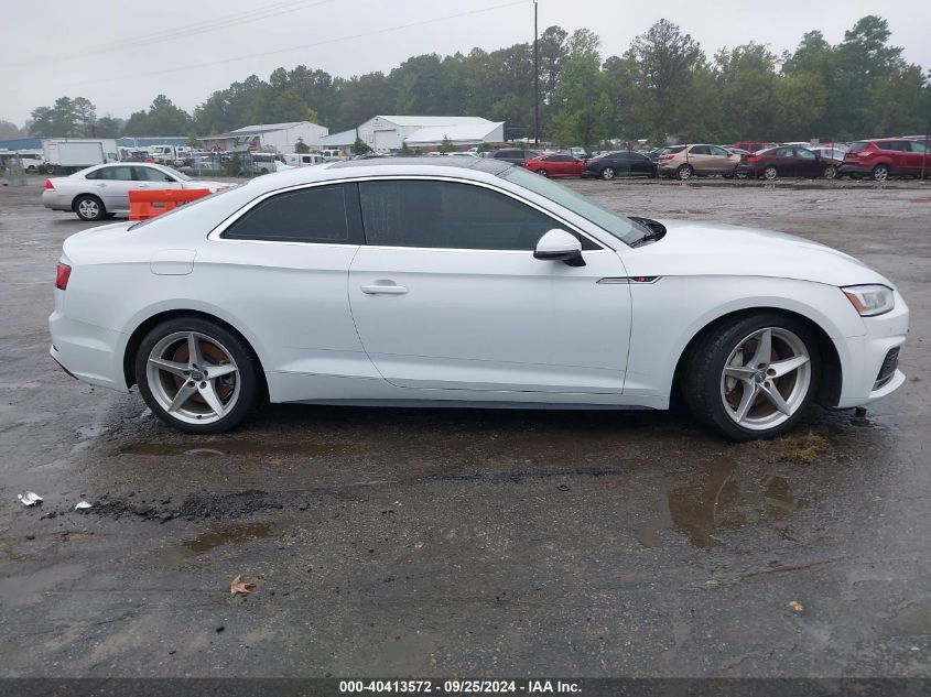 2019 Audi A5 45 Premium VIN: WAUTNAF56KA037295 Lot: 40413572