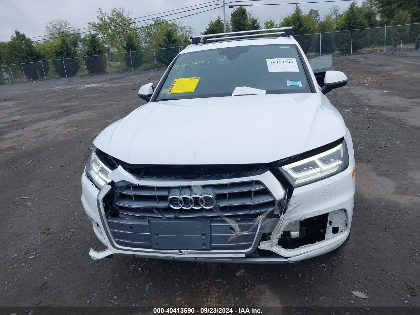 2018 Audi Q5 2.0T Premium/2.0T Tech Premium VIN: WA1BNAFYXJ2101219 Lot: 40413590