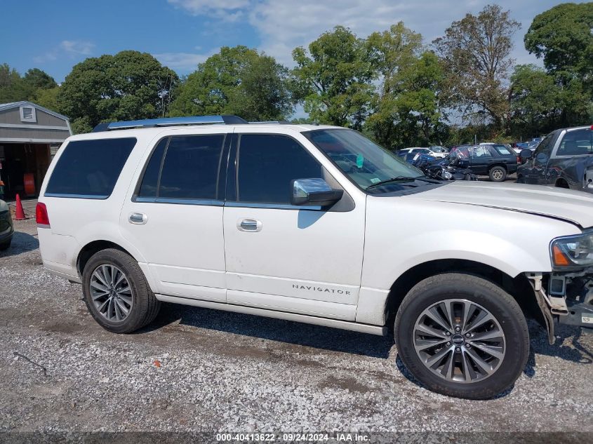 2017 Lincoln Navigator Select VIN: 5LMJJ2HTXHEL01880 Lot: 40413622