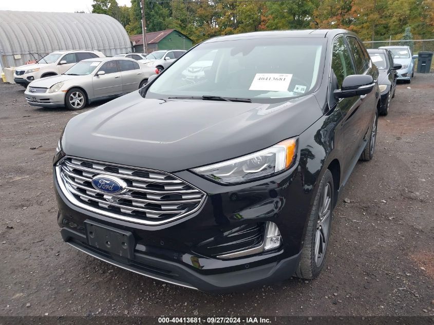 2020 Ford Edge Titanium VIN: 2FMPK4K9XLBB22505 Lot: 40413681