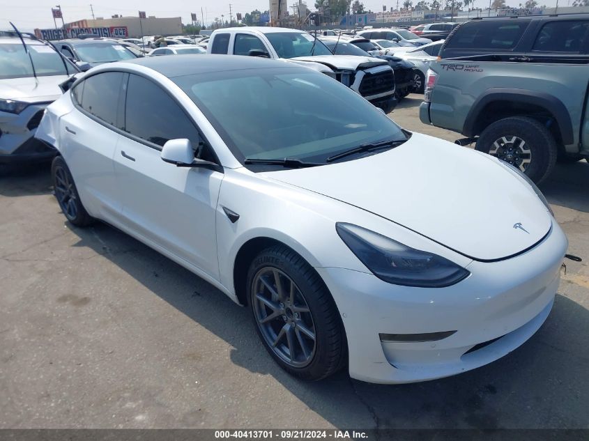 5YJ3E1EAXMF873932 2021 TESLA MODEL 3 - Image 1