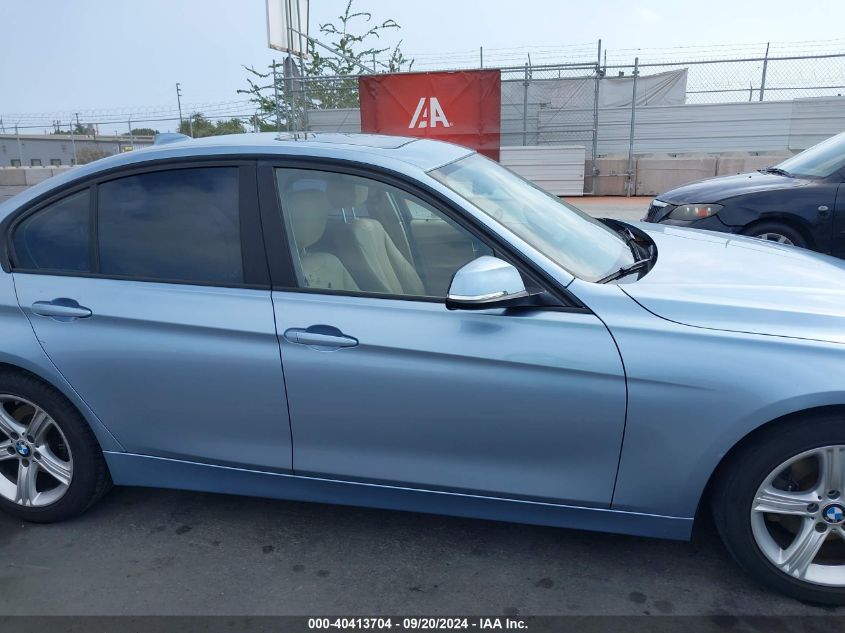 2014 BMW 320I VIN: WBA3B1C54EP680825 Lot: 40413704