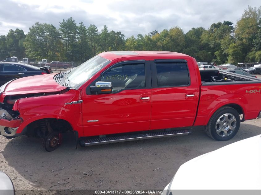 2012 Ford F-150 Lariat VIN: 1FTFW1ET6CKE14006 Lot: 40413717