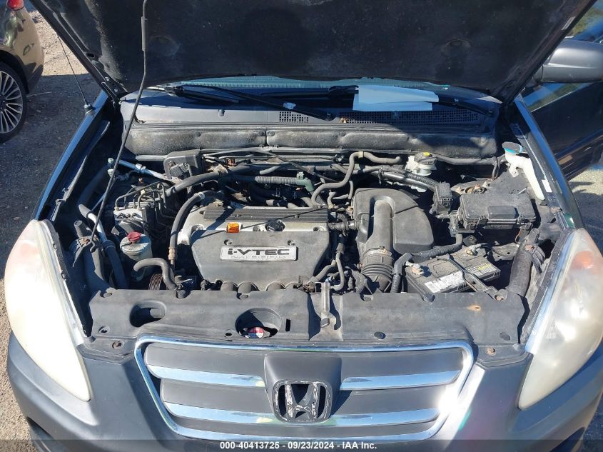 2006 Honda Cr-V Lx VIN: JHLRD78546C053573 Lot: 40413725