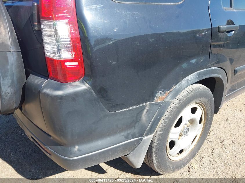 2006 Honda Cr-V Lx VIN: JHLRD78546C053573 Lot: 40413725