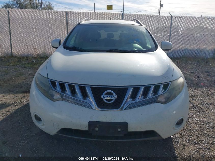 2009 Nissan Murano Sl VIN: JN8AZ18W79W144460 Lot: 40413741