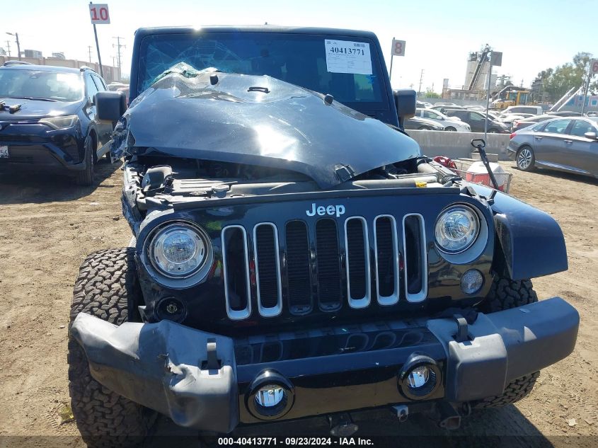 2018 Jeep Wrangler Jk Sahara 4X4 VIN: 1C4AJWBG8JL866317 Lot: 40413771