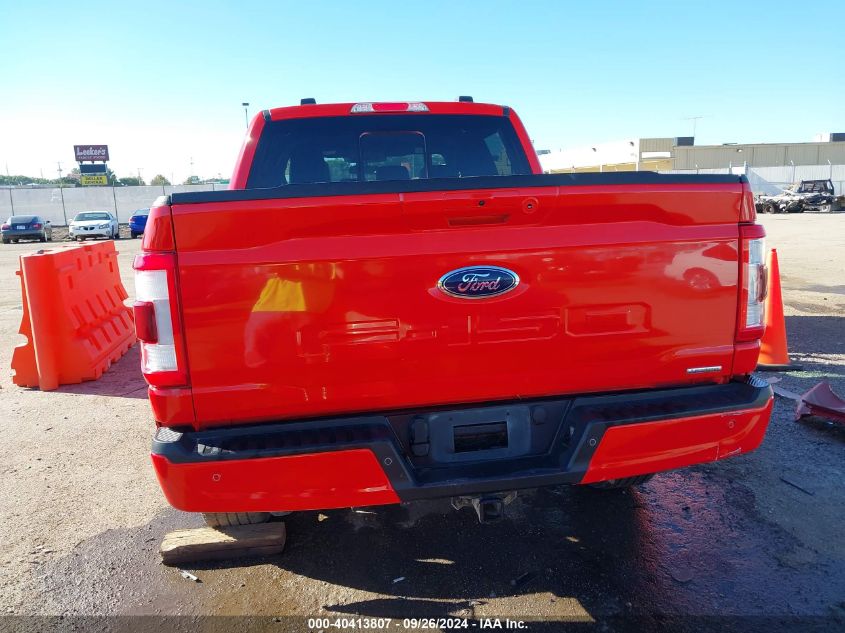 2022 Ford F-150 Lariat VIN: 1FTFW1E89NKE70715 Lot: 40413807