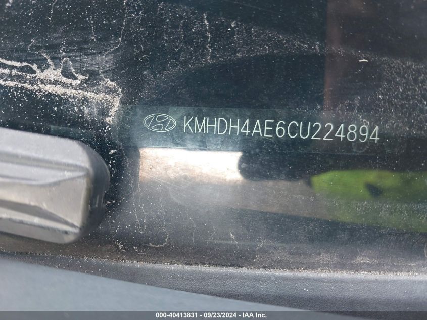 KMHDH4AE6CU224894 2012 Hyundai Elantra Gls/Limited