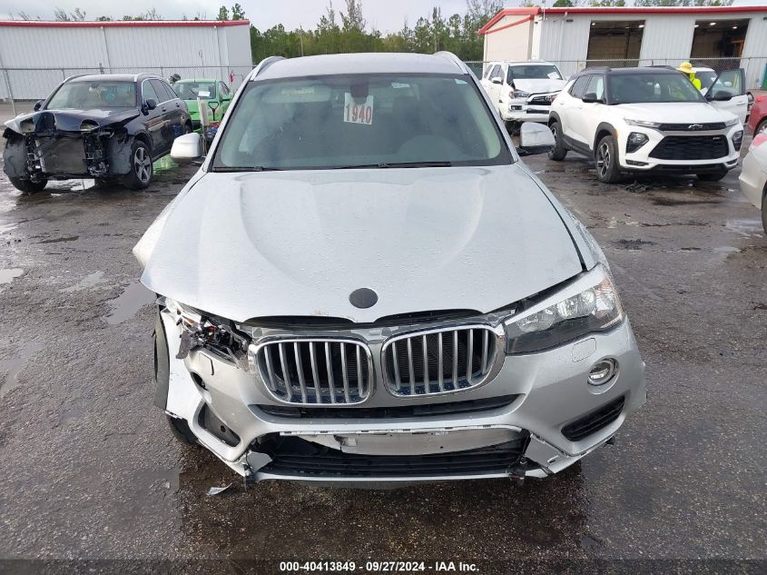 2017 BMW X3 Sdrive28I VIN: 5UXWZ7C30H0X42777 Lot: 40413849