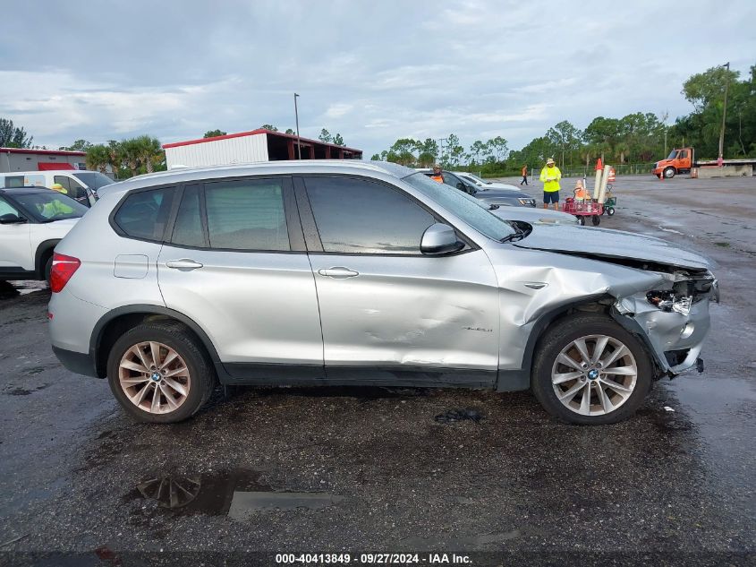 2017 BMW X3 Sdrive28I VIN: 5UXWZ7C30H0X42777 Lot: 40413849