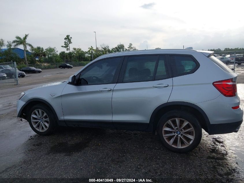 2017 BMW X3 Sdrive28I VIN: 5UXWZ7C30H0X42777 Lot: 40413849