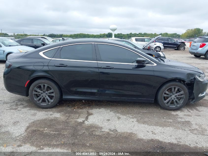 2016 Chrysler 200 Limited VIN: 1C3CCCAB6GN128296 Lot: 40413883