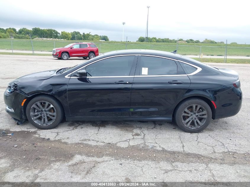 2016 Chrysler 200 Limited VIN: 1C3CCCAB6GN128296 Lot: 40413883