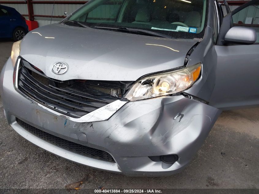 2011 Toyota Sienna Le V6 VIN: 5TDKK3DC2BS152130 Lot: 40413884