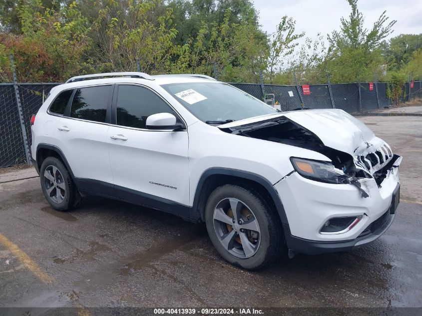 2019 Jeep Cherokee Limited 4X4 VIN: 1C4PJMDX3KD186400 Lot: 40413939