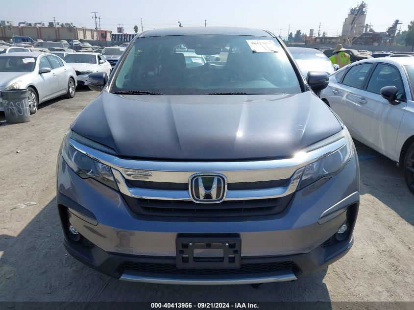 2019 Honda Pilot Ex-L VIN: 5FNYF5H55KB011322 Lot: 40413956