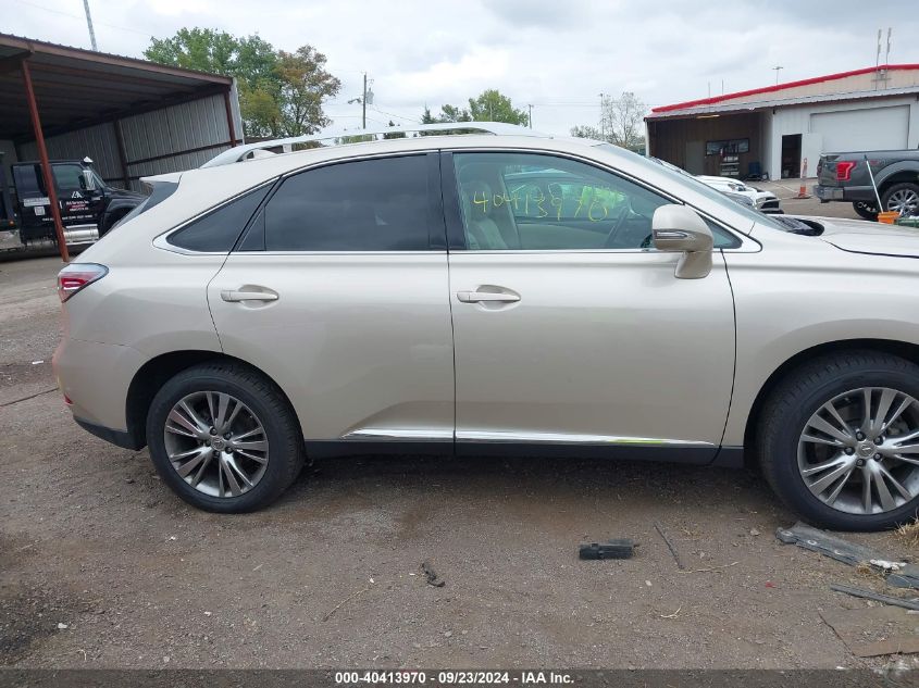 2014 Lexus Rx 350 VIN: 2T2BK1BA6EC244940 Lot: 40413970