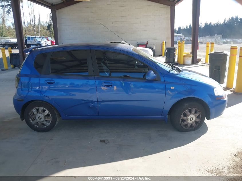 2005 Chevrolet Aveo Ls VIN: KL1TD62655B301355 Lot: 40413991